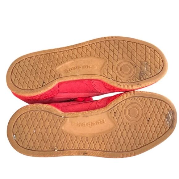 Mens Reebok Club C 85 FW6629 Suede Leather Running Athletic Sneaker Size 6 Red - Picture 6 of 6